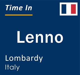 Current local time in Lenno, Lombardy, Italy