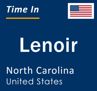 Current local time in Lenoir, North Carolina, United States