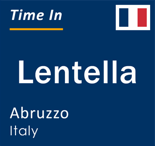 Current local time in Lentella, Abruzzo, Italy