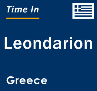 Current local time in Leondarion, Greece