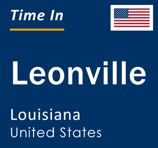 Current local time in Leonville, Louisiana, United States