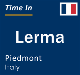 Current local time in Lerma, Piedmont, Italy