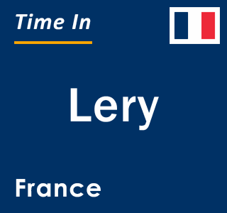 Current local time in Lery, France