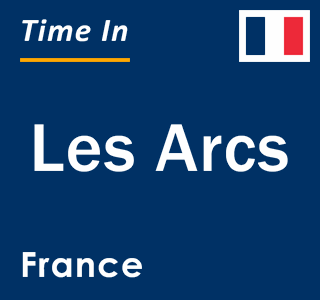 Current local time in Les Arcs, France