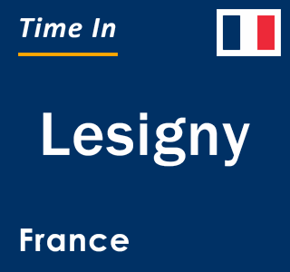 Current local time in Lesigny, France