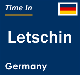 Current local time in Letschin, Germany