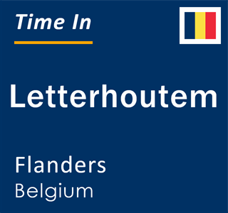 Current local time in Letterhoutem, Flanders, Belgium