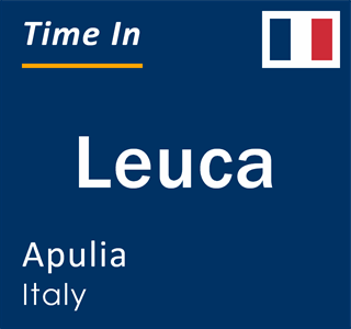 Current local time in Leuca, Apulia, Italy