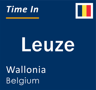 Current local time in Leuze, Wallonia, Belgium