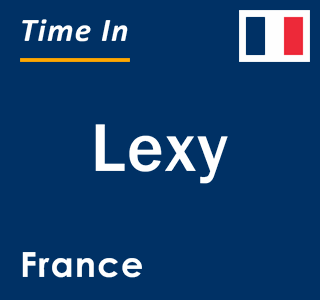 Current local time in Lexy, France