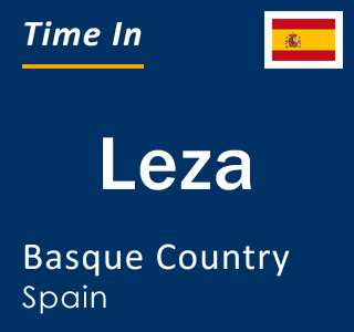 Current local time in Leza, Basque Country, Spain