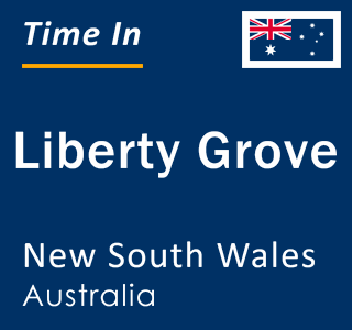 Current local time in Liberty Grove, New South Wales, Australia