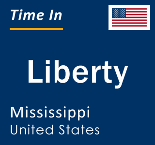 Current local time in Liberty, Mississippi, United States