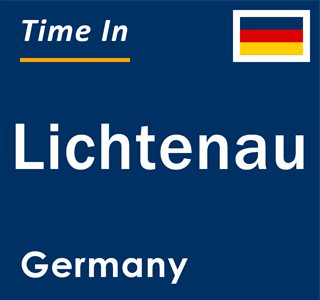 Current local time in Lichtenau, Germany