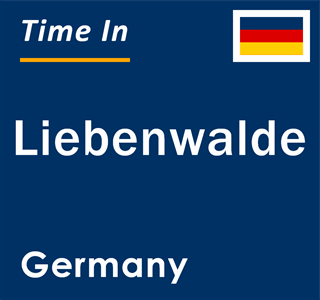 Current local time in Liebenwalde, Germany