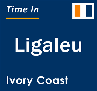 Current local time in Ligaleu, Ivory Coast