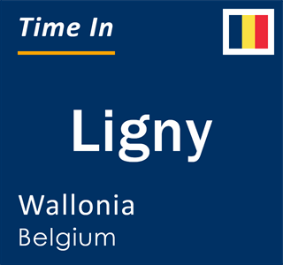 Current local time in Ligny, Wallonia, Belgium