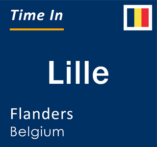 Current local time in Lille, Flanders, Belgium