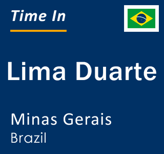 Current local time in Lima Duarte, Minas Gerais, Brazil