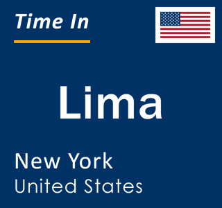 Current local time in Lima, New York, United States