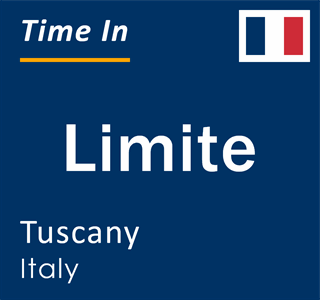 Current local time in Limite, Tuscany, Italy