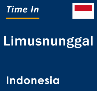 Current local time in Limusnunggal, Indonesia