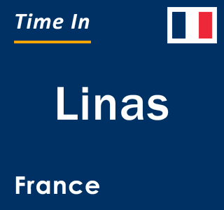 Current local time in Linas, France