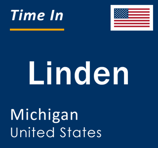 Current local time in Linden, Michigan, United States