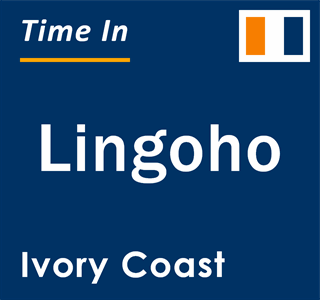 Current local time in Lingoho, Ivory Coast