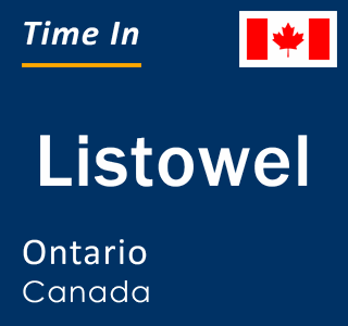 Current local time in Listowel, Ontario, Canada