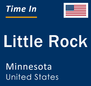 Current local time in Little Rock, Minnesota, United States