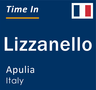 Current local time in Lizzanello, Apulia, Italy