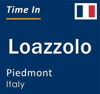 Current local time in Loazzolo, Piedmont, Italy