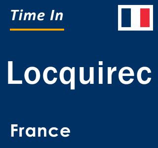 Current local time in Locquirec, France