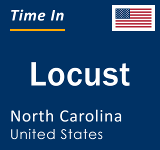 Current local time in Locust, North Carolina, United States