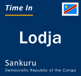 Current local time in Lodja, Sankuru, Democratic Republic of the Congo