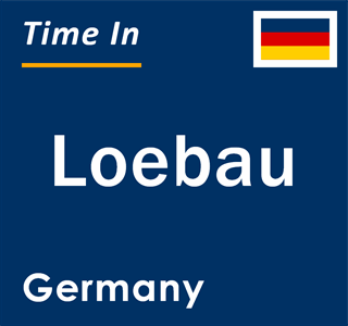 Current local time in Loebau, Germany