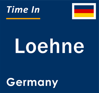 Current local time in Loehne, Germany