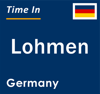 Current local time in Lohmen, Germany