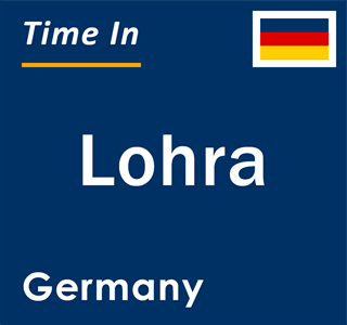 Current local time in Lohra, Germany