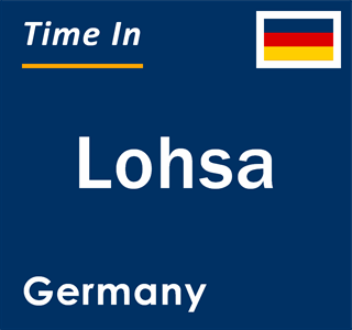 Current local time in Lohsa, Germany