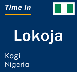 Current local time in Lokoja, Kogi, Nigeria