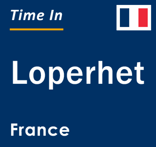 Current local time in Loperhet, France