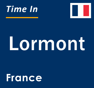 Current local time in Lormont, France