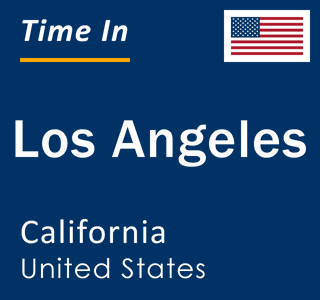 Current local time in Los Angeles, California, United States