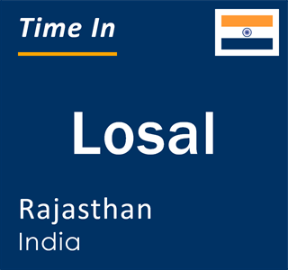 Current local time in Losal, Rajasthan, India