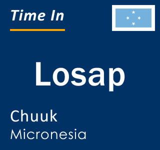 Current local time in Losap, Chuuk, Micronesia