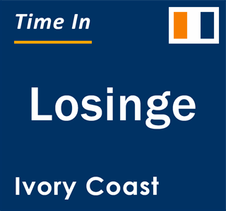 Current local time in Losinge, Ivory Coast