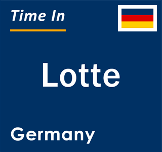 Current local time in Lotte, Germany