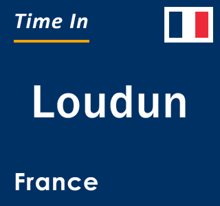 Current local time in Loudun, France